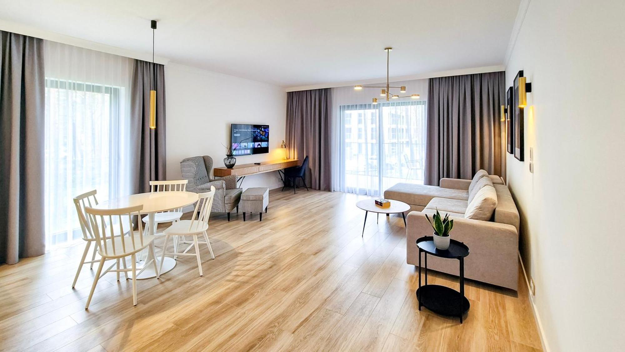 Apartamenty Dudek - Stylowe Apartamenty, 5 Minut Pieszo Do Morza! 로비 외부 사진