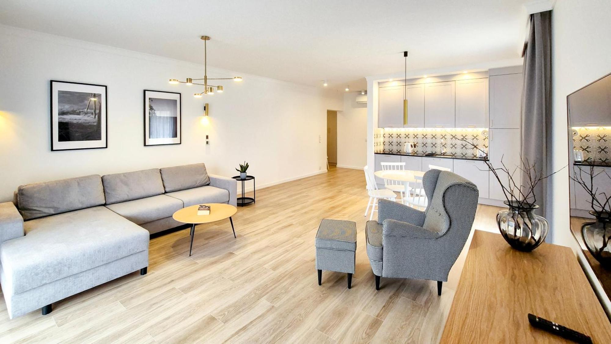 Apartamenty Dudek - Stylowe Apartamenty, 5 Minut Pieszo Do Morza! 로비 외부 사진
