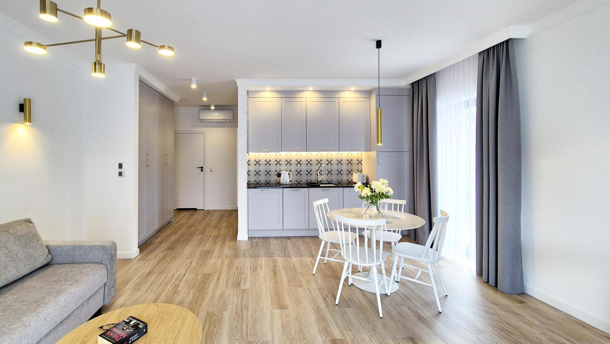 Apartamenty Dudek - Stylowe Apartamenty, 5 Minut Pieszo Do Morza! 로비 외부 사진