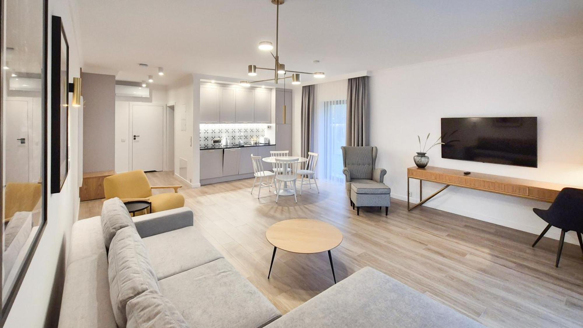 Apartamenty Dudek - Stylowe Apartamenty, 5 Minut Pieszo Do Morza! 로비 외부 사진