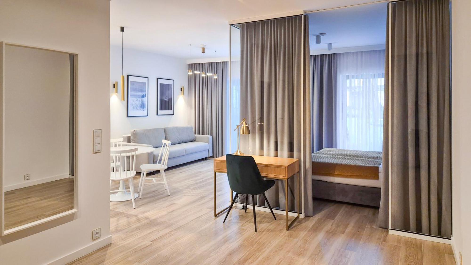 Apartamenty Dudek - Stylowe Apartamenty, 5 Minut Pieszo Do Morza! 로비 외부 사진