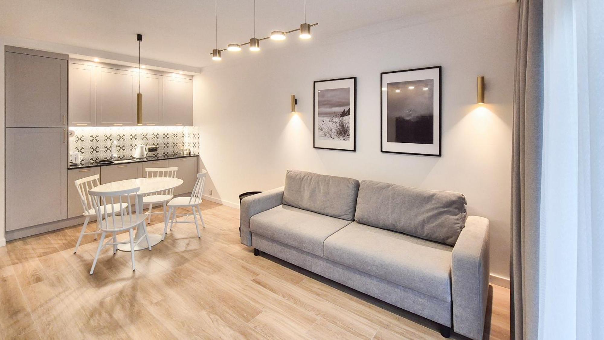 Apartamenty Dudek - Stylowe Apartamenty, 5 Minut Pieszo Do Morza! 로비 외부 사진