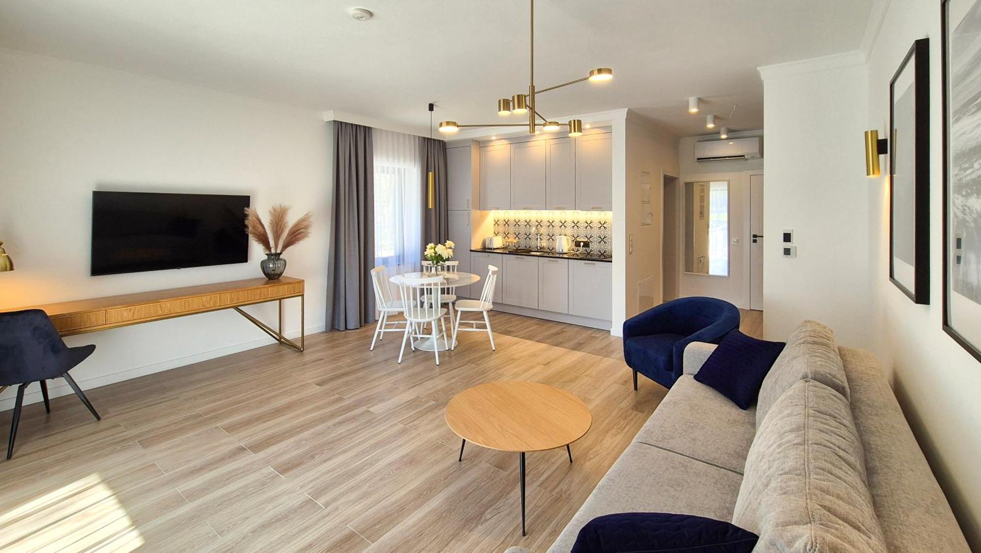 Apartamenty Dudek - Stylowe Apartamenty, 5 Minut Pieszo Do Morza! 로비 외부 사진