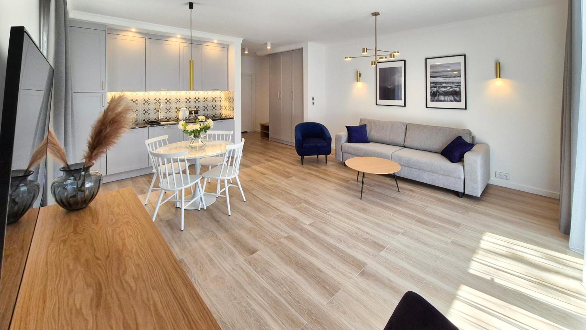 Apartamenty Dudek - Stylowe Apartamenty, 5 Minut Pieszo Do Morza! 로비 외부 사진