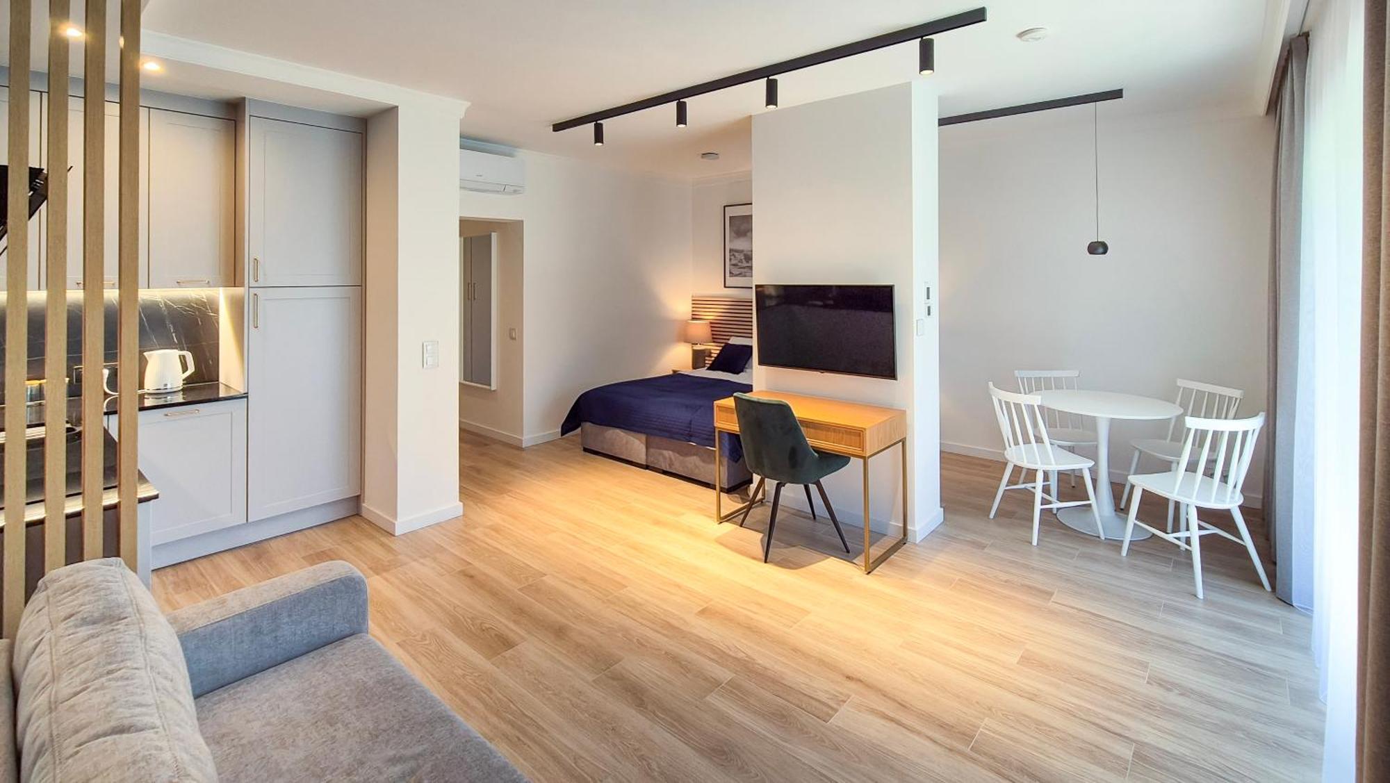 Apartamenty Dudek - Stylowe Apartamenty, 5 Minut Pieszo Do Morza! 로비 외부 사진